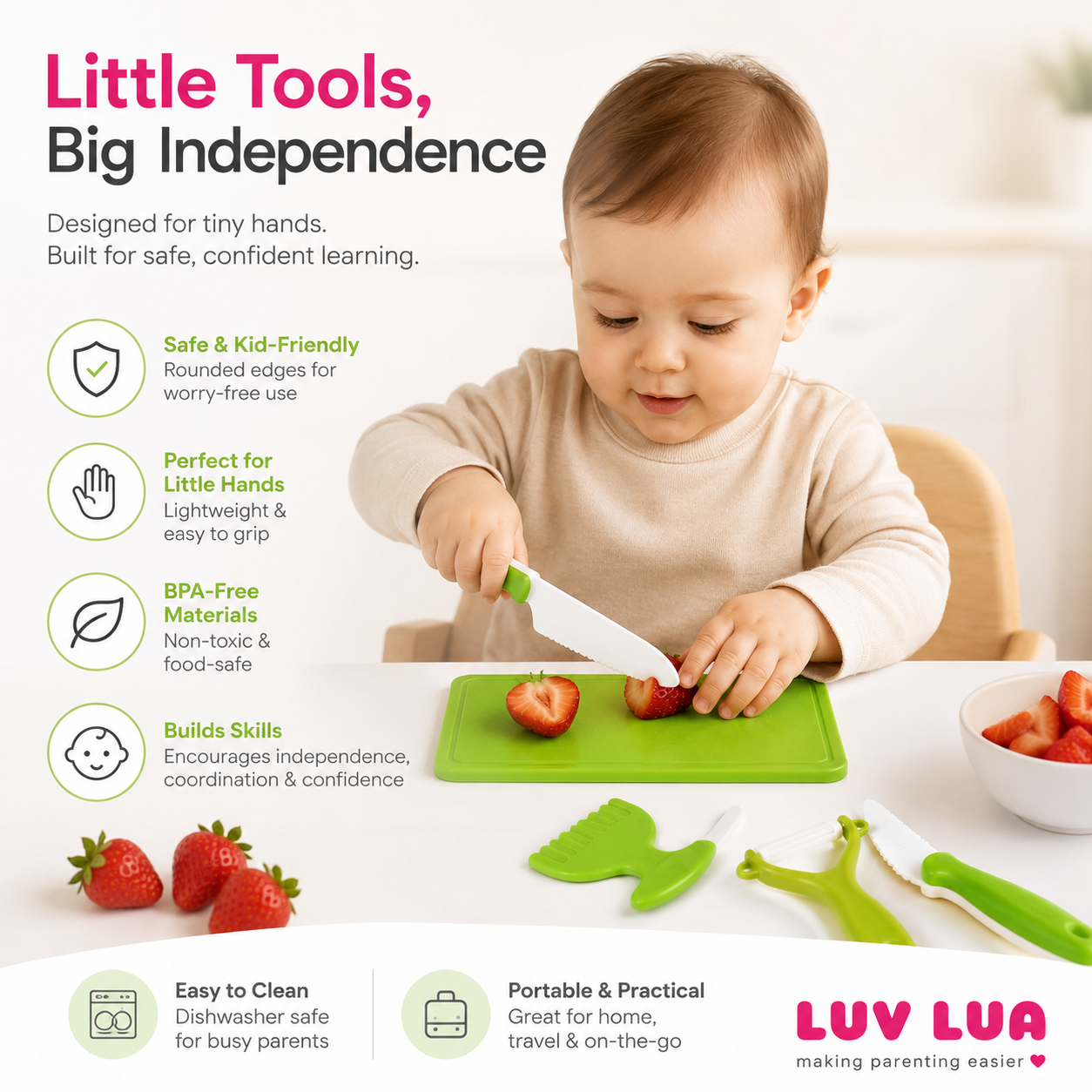 SafeSlice™ Kids Cooking Set