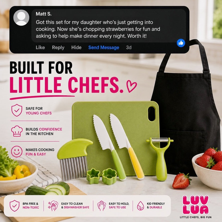 SafeSlice™ Kids Cooking Set