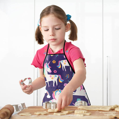 Little Animal Apron for girls boys kids cooking painting aprons art smock supplies toddler