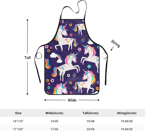 Little Animal Apron for girls boys kids cooking painting aprons art smock supplies toddler