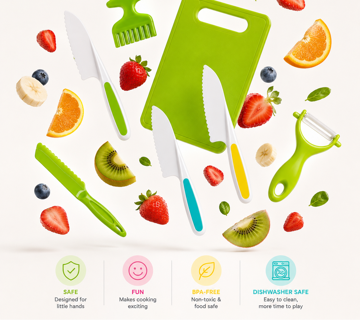 SafeSlice™ Kids Cooking Set