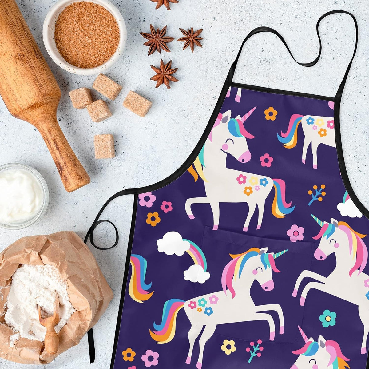 Little Animal Apron for girls boys kids cooking painting aprons art smock supplies toddler
