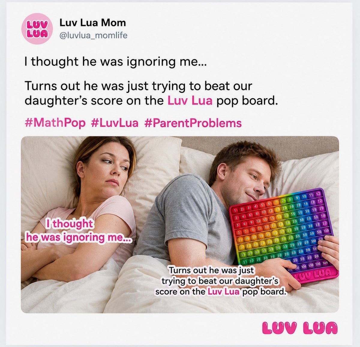 Math Pop™ Interactive 12×12 Pop-It Board