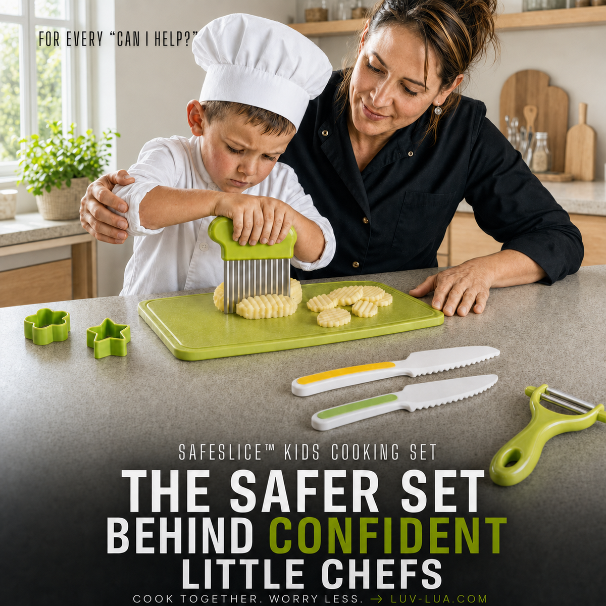 SafeSlice™ Kids Cooking Set