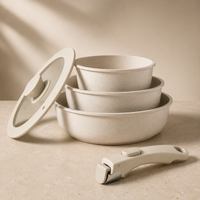 Snap Grip™ Ceramic Cookware Set
