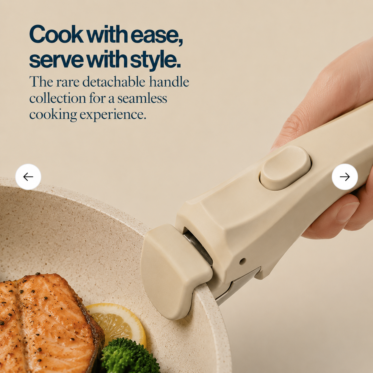 Snap Grip™ Universal Detachable Cookware Handle