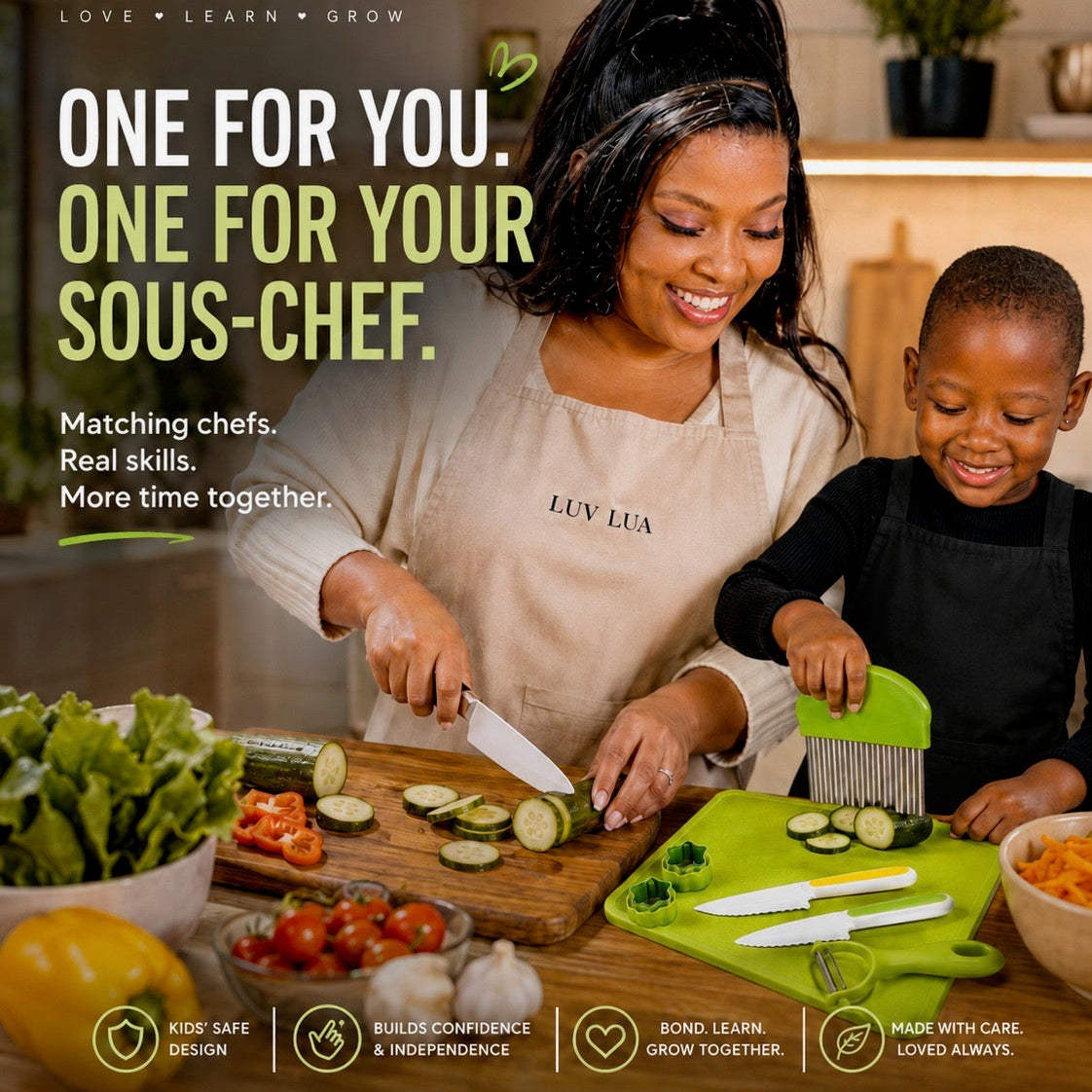 SafeSlice™ Kids Cooking Set