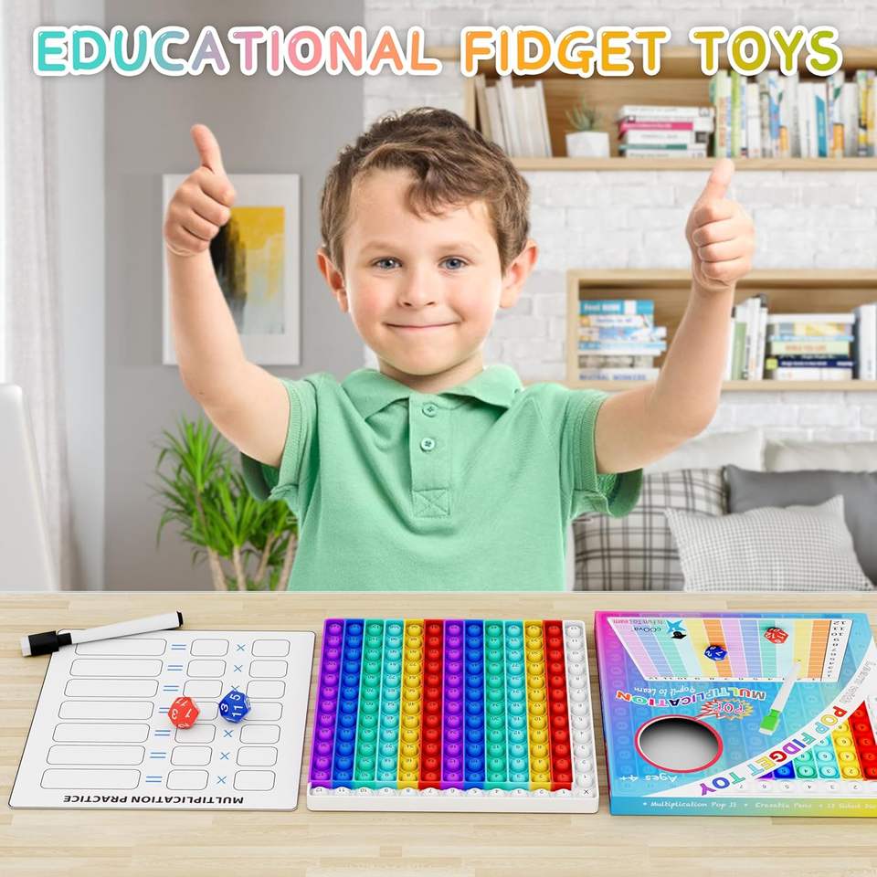 Math Pop™ Interactive 12×12 Pop-It Board
