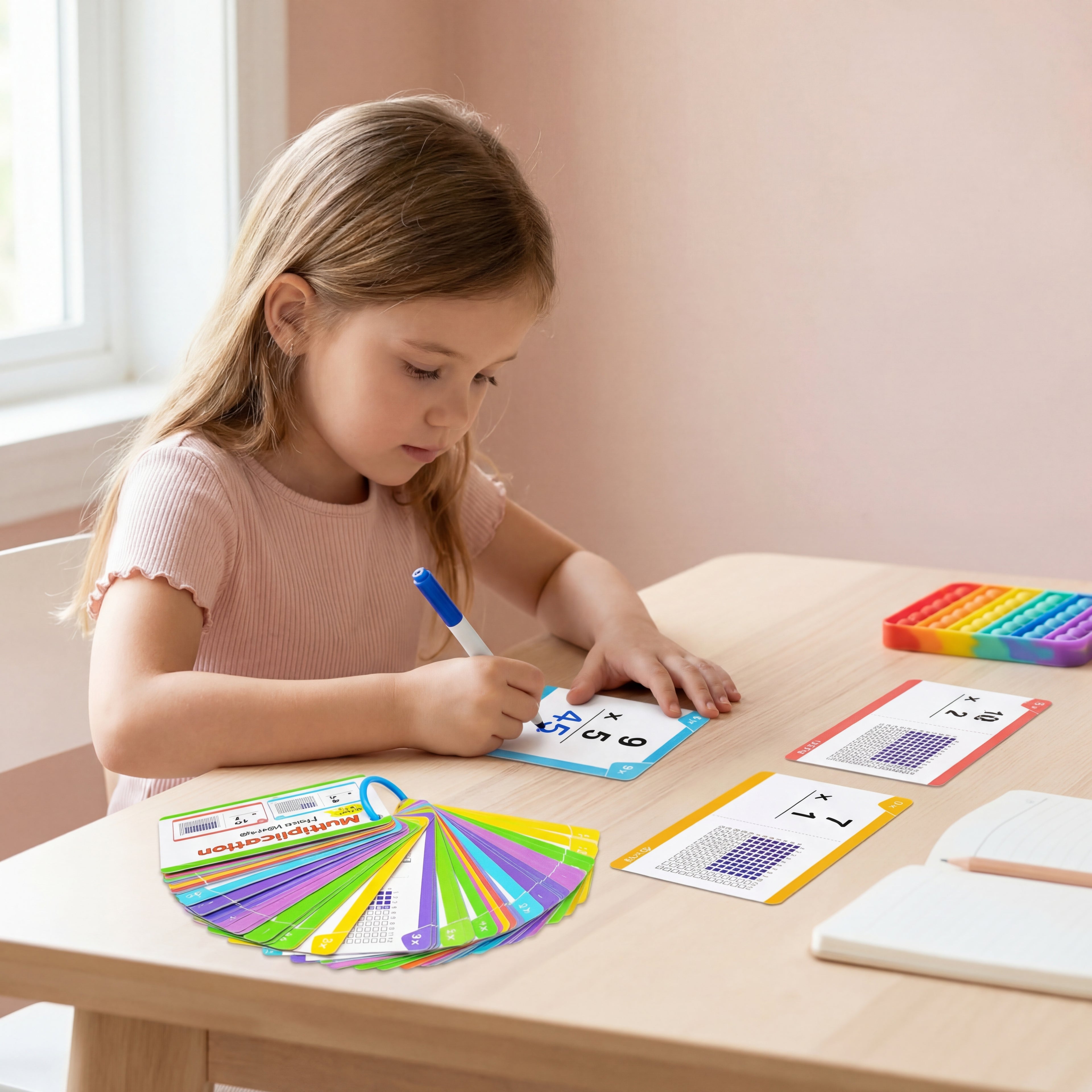Multiplication Flash Cards (Write & Wipe) by Math Pop™