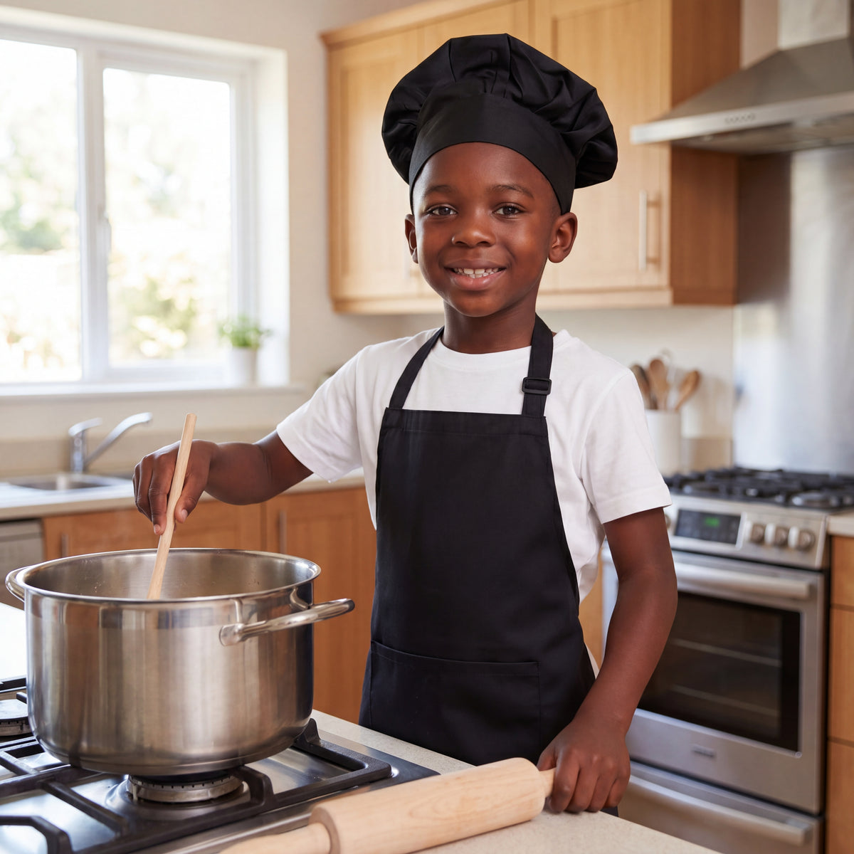 ComfortFit Chef Set™ (Apron + Hat)