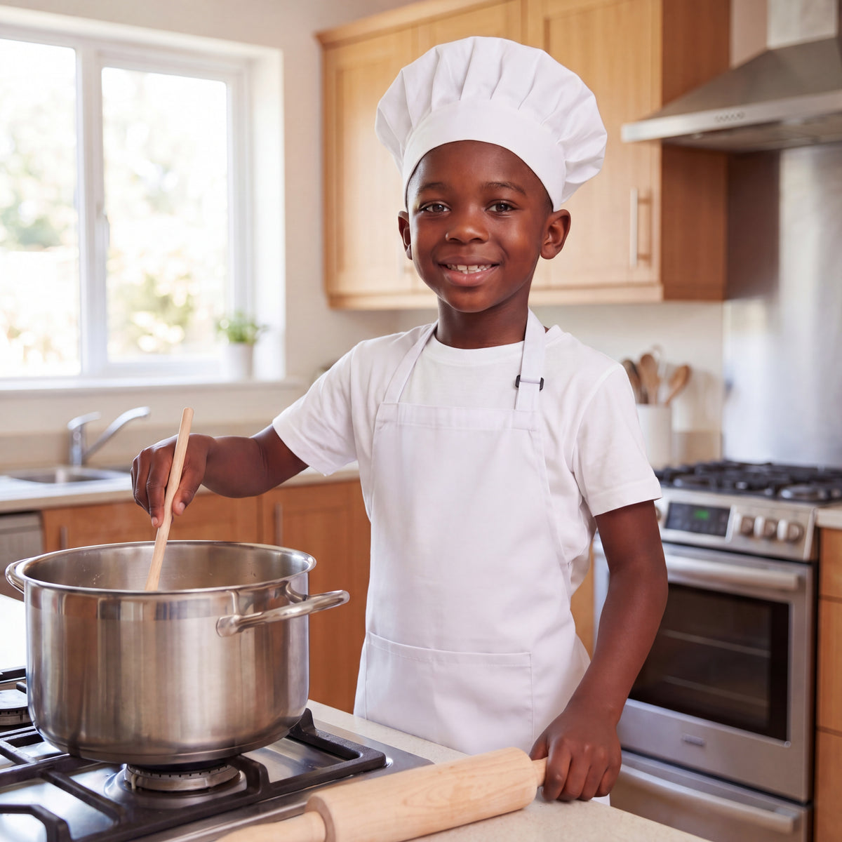 ComfortFit Chef Set™ (Apron + Hat)